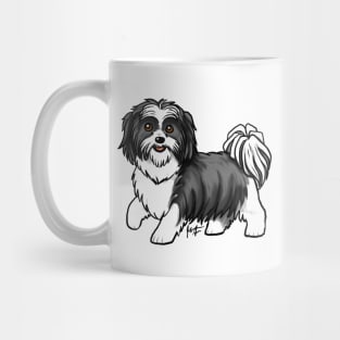 Dog - Shih Tzu - White and Black Mug